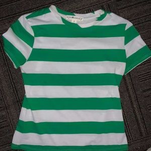 Eyecandy striped crop top